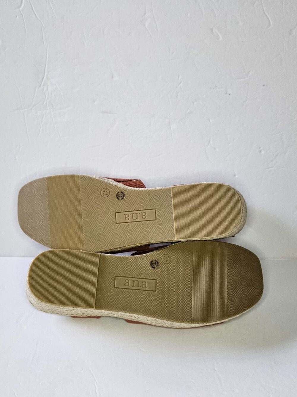 a.n.a Espadrille Platform Wedge Sandals Women Size 7.5 - Picture 8 of 9
